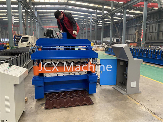 Color Steel Tile Double Layer Roll Forming Machine Customized Profile