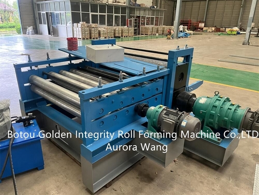 Aluminium Steel Sheet Cold Roll Forming Machine CE Sheet Metal Embossing Machine