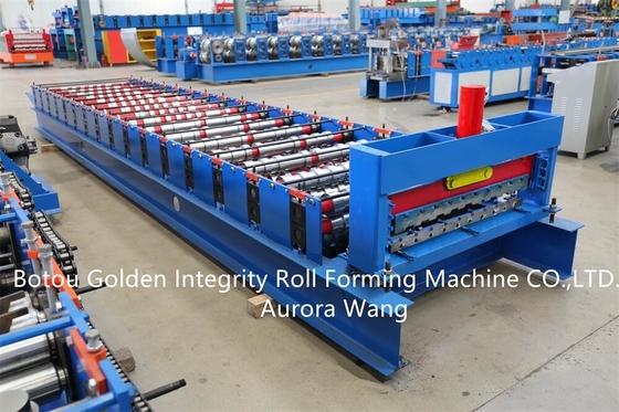 14-16m/Min Shutter Roll Forming Machine European CE Standard Touch Screen HMI