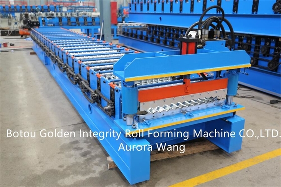 20m/min Corrugated Sheet Roll Forming Machine CE Corrugated Sheet Manufacturing Machine