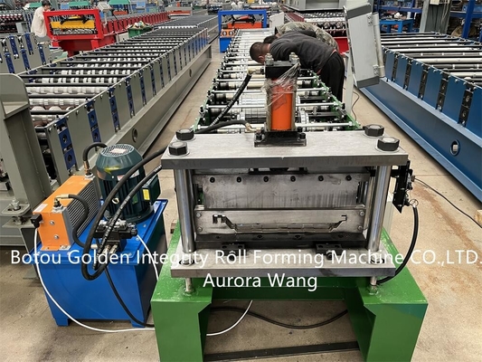 PPGI Standing Seam Roll Forming Machine 0.4-1mm Profile Roll Forming Machine