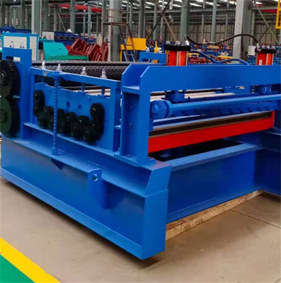 Fully automatic checker plate steel sheet metal embossing machine