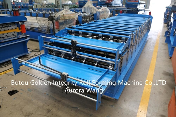 Double layer deck roof plate sheet panel tiles roll forming making machinery roll forming machine