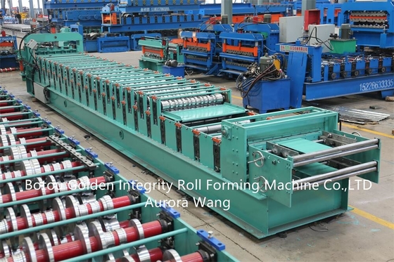 Customized double layer roll forming machine for trapezoidal panel and trapezoidal panel