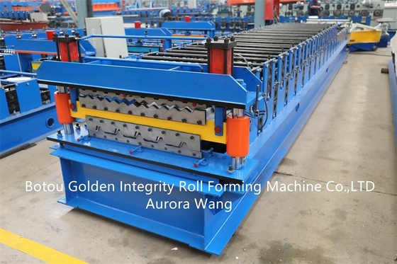 Customized steel roll used roofing sheets making machine double layer roof tile making forming machine