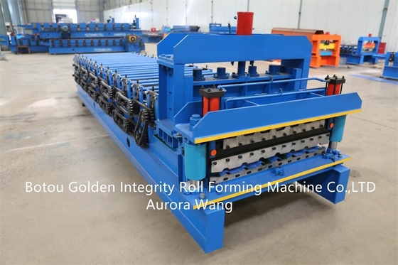Combined double layer building material machinery Trapezoidal roof tile building material roll forming machine