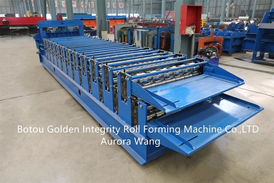 Combined double layer building material machinery Trapezoidal roof tile building material roll forming machine