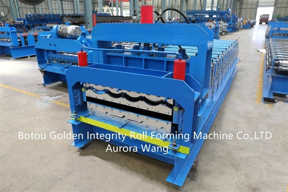 Roof Panel making Machine Roof Wall Sheet making Machine double Layer Glaze Steel Tile roofing sheet making machine