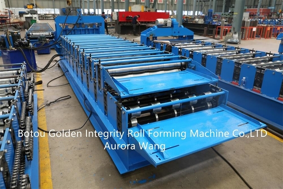 Roof Panel making Machine Roof Wall Sheet making Machine double Layer Glaze Steel Tile roofing sheet making machine