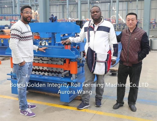 Hot Sale double layer roofing sheet roll forming machine for trapezoidal and corrugated sheet producing
