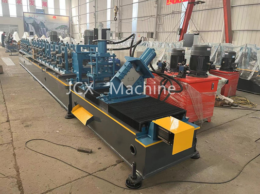 Metal Stud And Track Roll Forming Machine 7.5KW , High Speed Metal Stud Making Machine