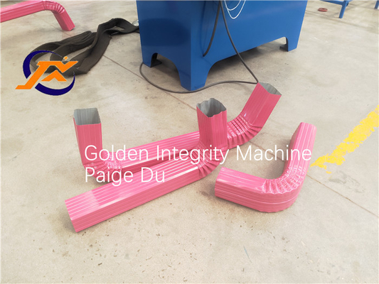 Descent Aluminum Gutter Rectangle Square Pipe Roll Forming Machine