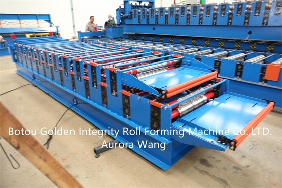 New Roof Use Double Layer Corrugated Profile Steel Roofing Sheet Roll Forming Machine Roof Tile Making Machine