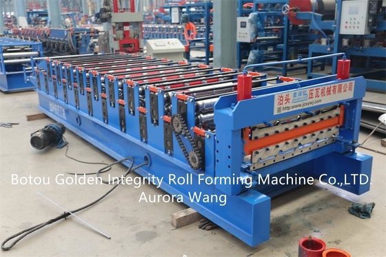 CE And ISO9001 Certification Double Layer Ibr and Ibr Metal Roof Sheet Cold Roll Forming Machine