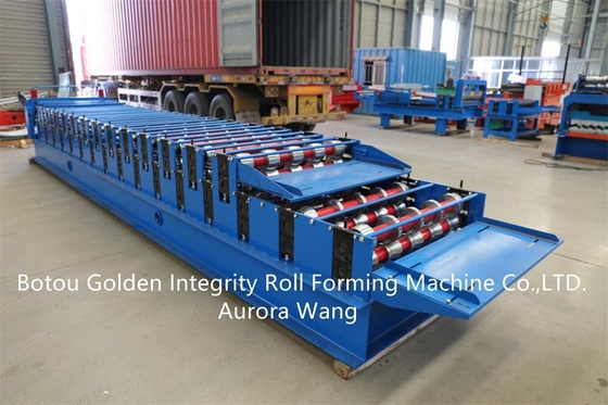 Combined Double Layer Building Material Machinery Steel Tile Roofing Sheet Roll Forming Machine