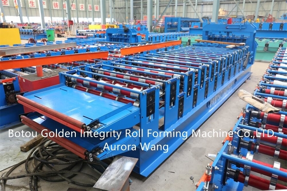 Double Layer Roll Forming Machine Roll Formers Metal Roofing Steel Sheet Wall Panel Tile Making Machine