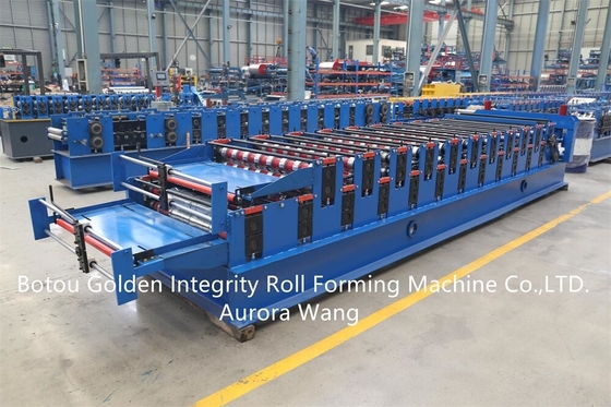 Double Layer Roofing Color Steel Press Machine Tile Roll Steel Profile Forming Making Machine