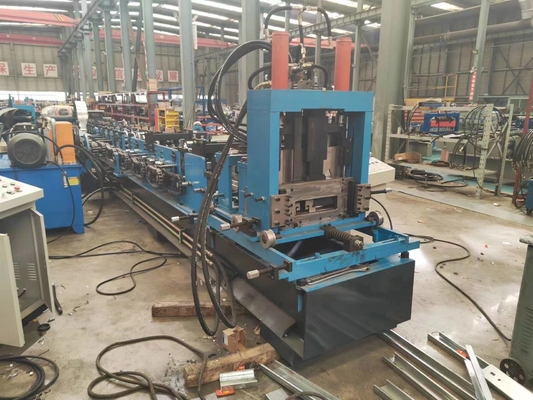 G350 G550 2.4mm Full Hard Steel Galvanized Steel Profile C/Z Purlin Roll Forming Machine