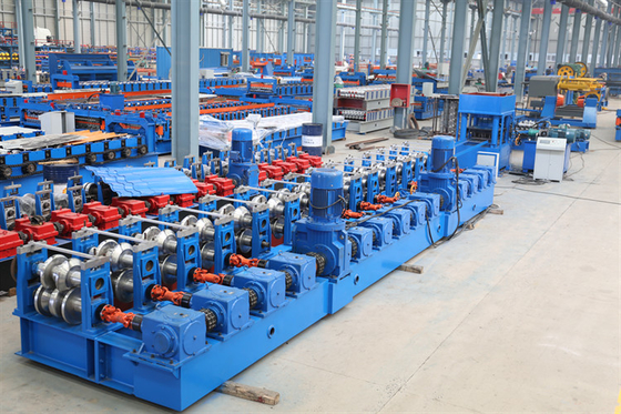 Galvanized Highway Guardrail Machine W Beam Guardrail Roll Forming Machine