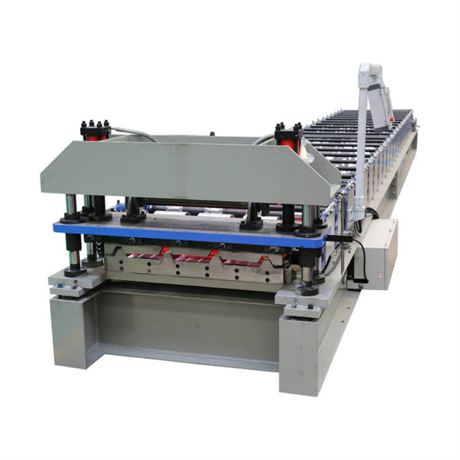 Hydraulic cutting PLC control roof panel roll forming machine 15-20m/min for roof wall