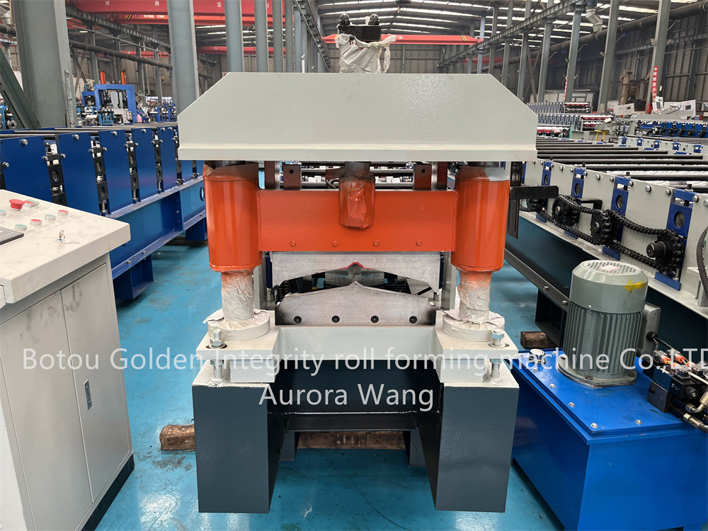 Metal Zinc Roof Ridge Hat Roll Former Customized Design Step Roof Ridge Cap Forming Machine Price