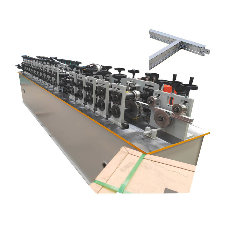 T BAR ROLL FORMING MACHINE CEILING GTID CHANNEL ROLL FORMING MACHINE FOR CEILING