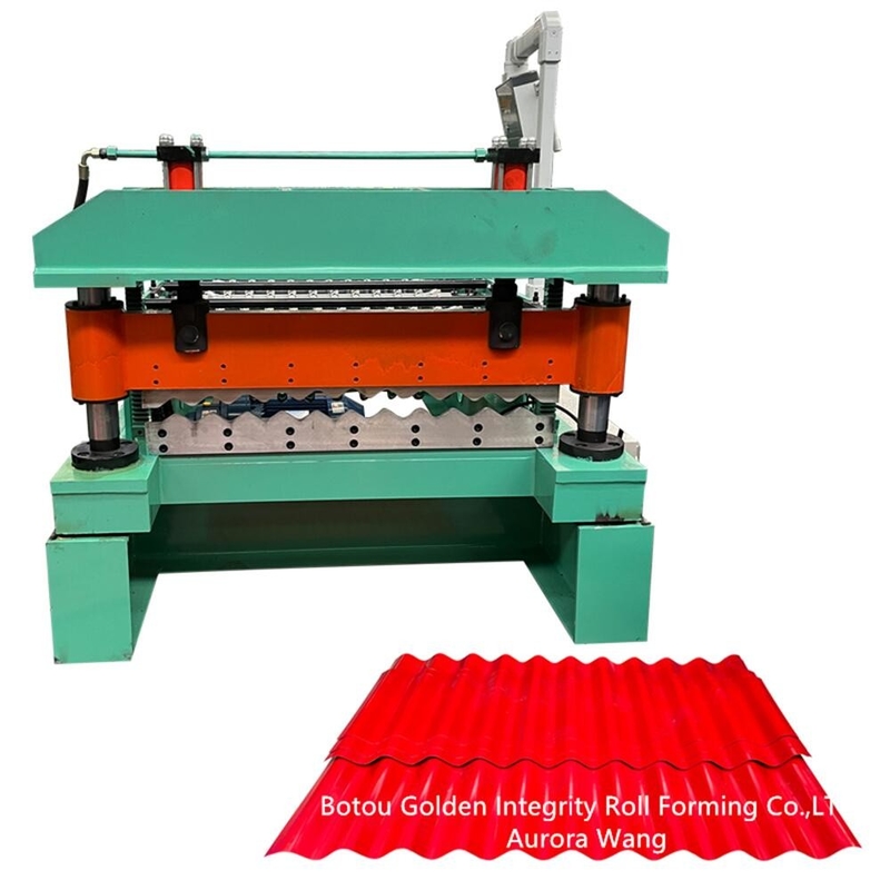 10-20m/min Corrugated Plate Roll Forming Machine PLC Iron Roof Sheet Making Machine
